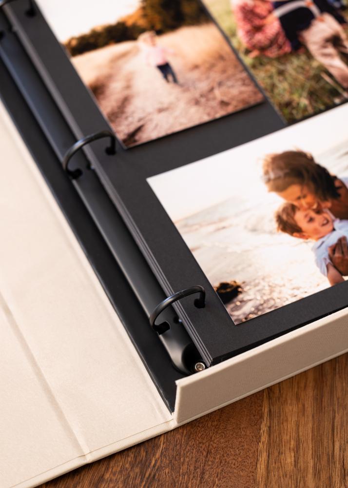 KAILA HAPPILY EVER AFTER Creme - Coffee Table Photo Album (60 Cierna Sidor)