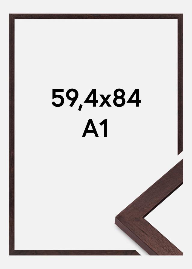Rám BGA Classic Akrylové sklo (Plexisklo) Orech 59,4x84 cm (A1)