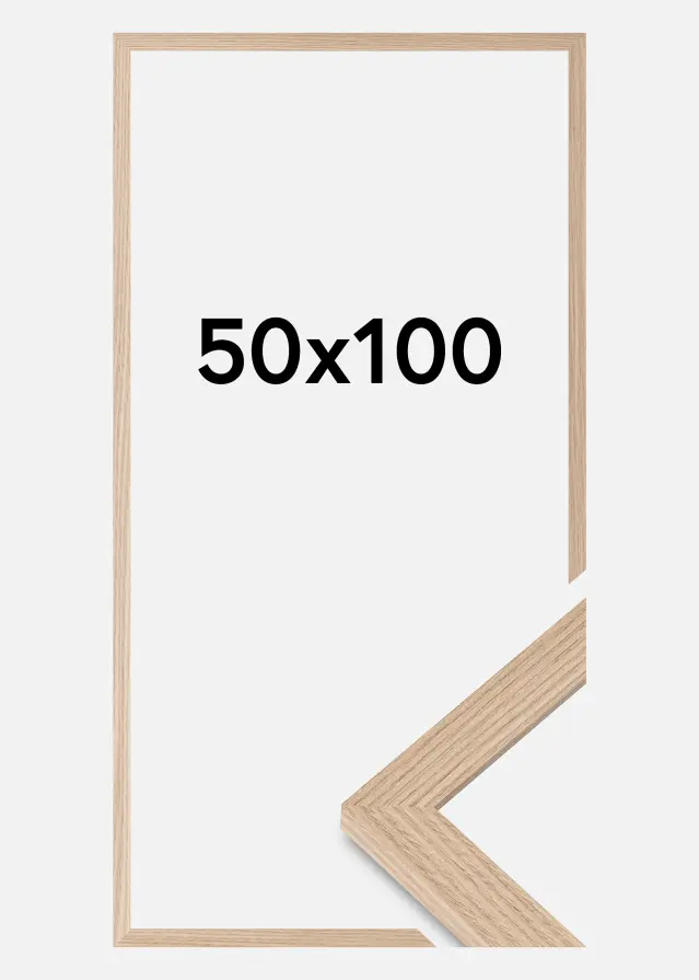 Rám BGA Classic Akrylové sklo (Plexisklo) Dub 50x100 cm