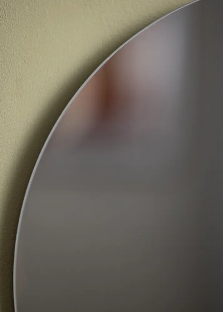 KAILA Okrúhly Zrkadlo Smoked Grey 30 cm Ø
