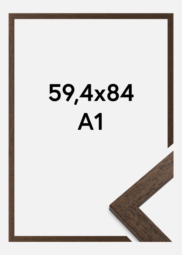 Rám Brown Wood Akrylové sklo (Plexisklo) 59,4x84 cm (A1)