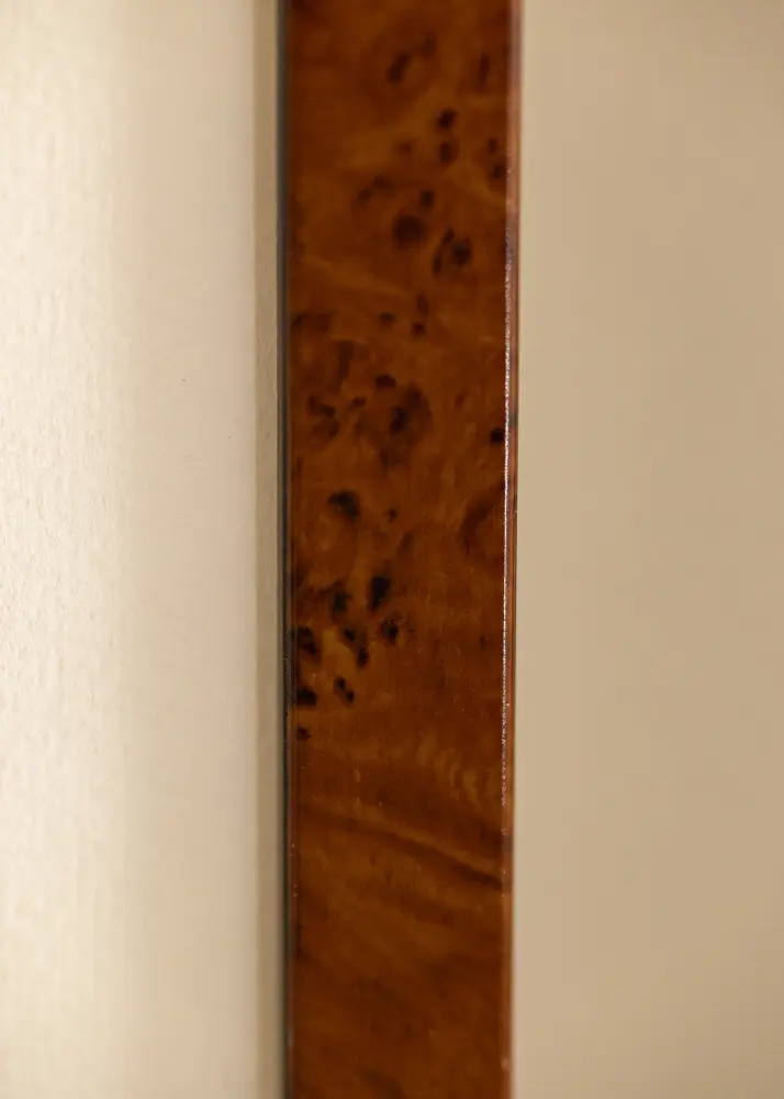 Rám Ares Akrylové sklo (Plexisklo) Burr Walnut 20x20 cm