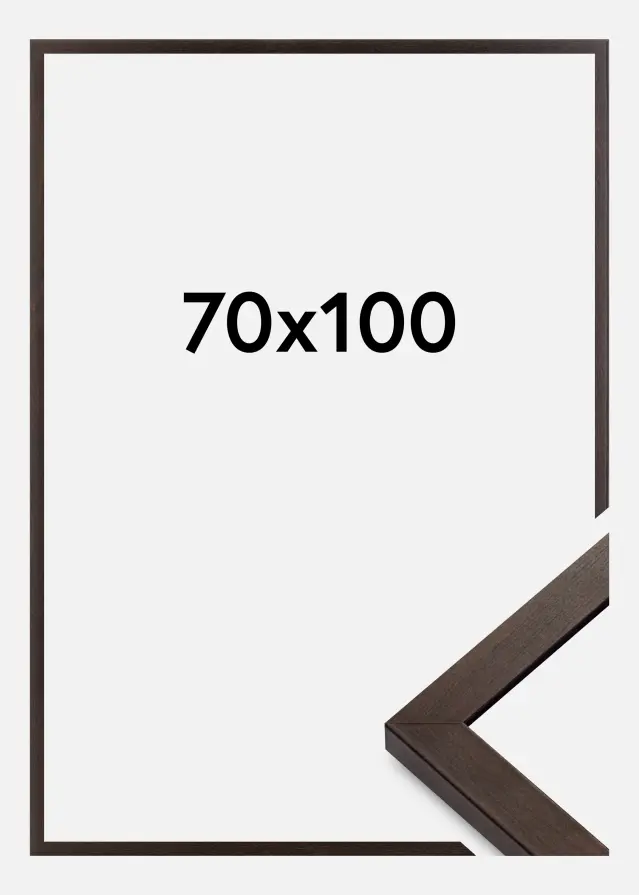 Rám Selection Akrylové sklo (Plexisklo) Orech 70x100 cm