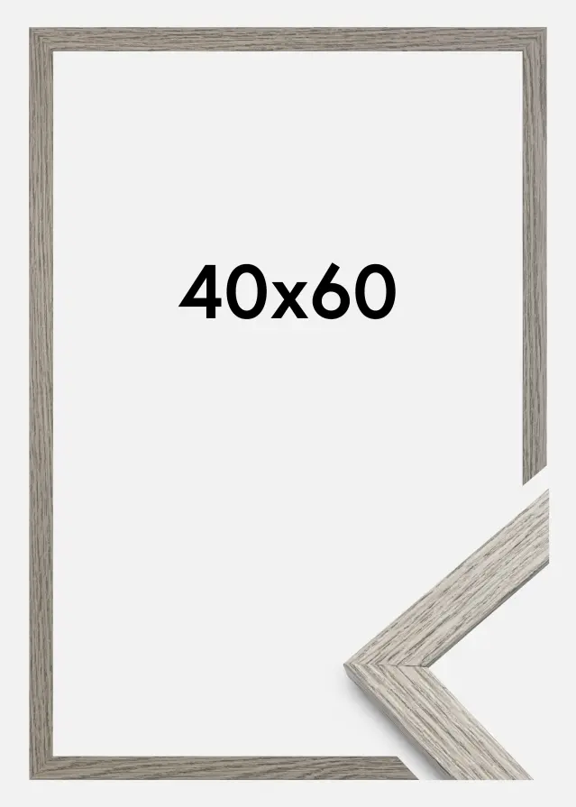 Rám Štýlová Akrylové sklo (Plexisklo) Grey Oak 40x60 cm