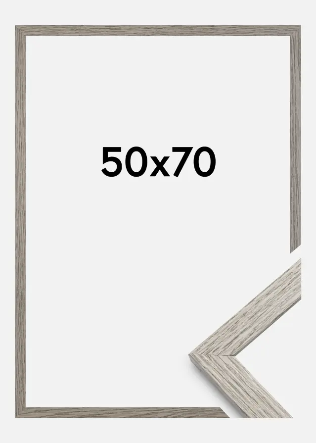 Rám Štýlová Akrylové sklo (Plexisklo) Grey Oak 50x70 cm