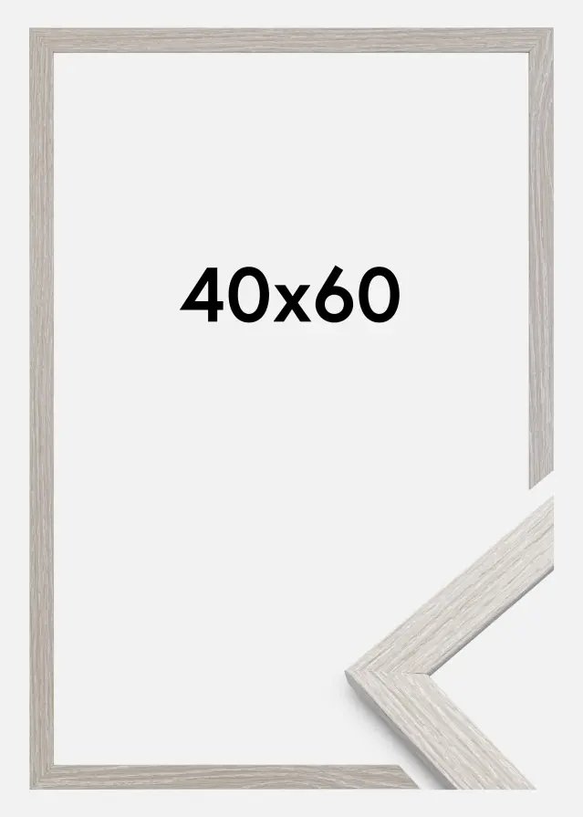 Rám Štýlová Akrylové sklo (Plexisklo) Light Grey Oak 40x60 cm