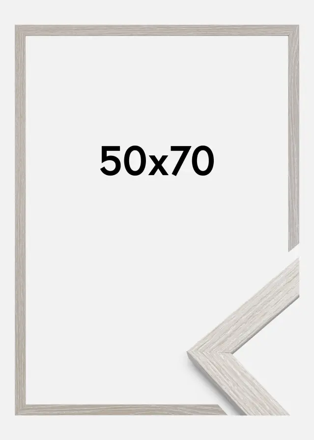 Rám Štýlová Akrylové sklo (Plexisklo) Light Grey Oak 50x70 cm