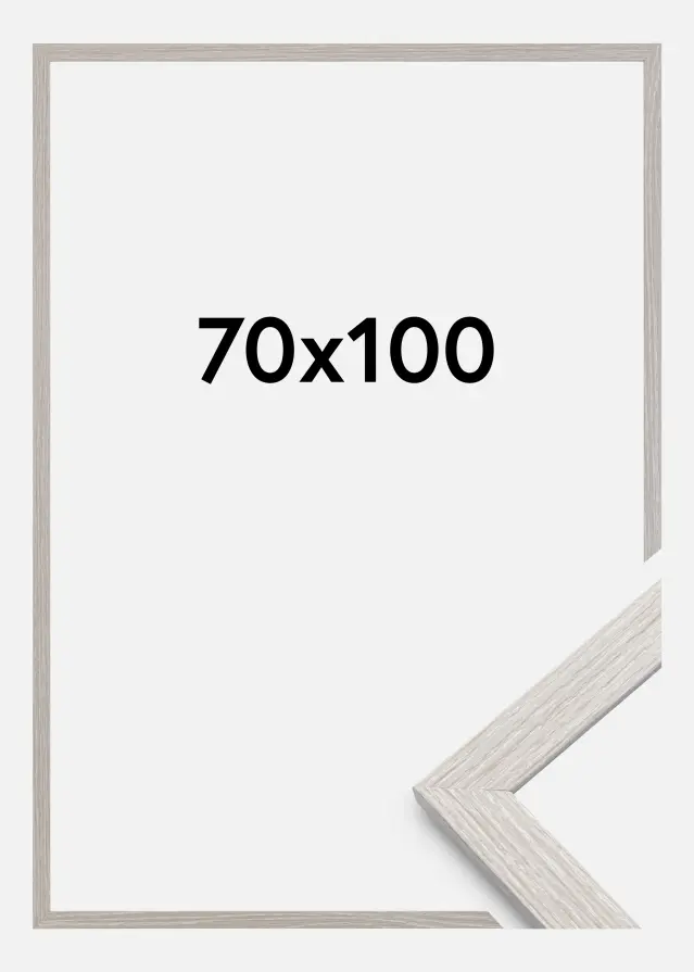 Rám Štýlová Akrylové sklo (Plexisklo) Light Grey Oak 70x100 cm