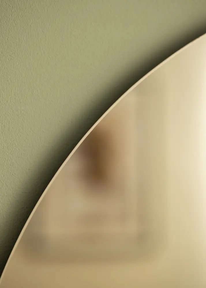 KAILA Okrúhly Zrkadlo Dark Bronze 70 cm Ø