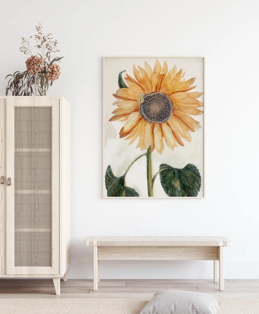 Sunflower Art Plagát