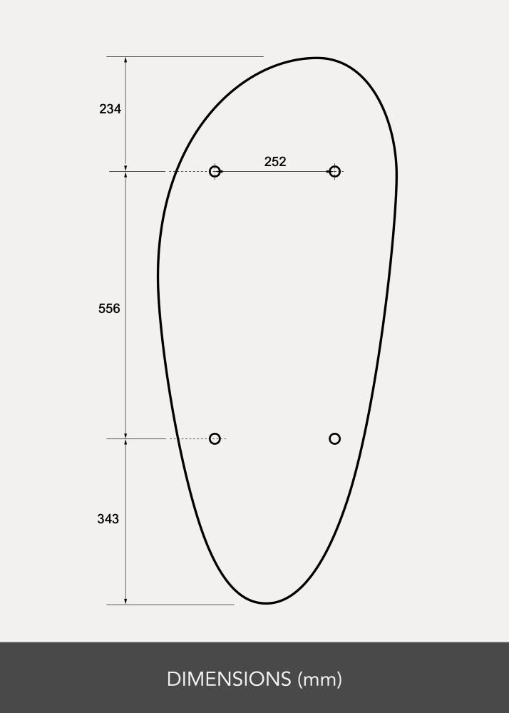 Zrkadlo Balance 50x113 cm - Selected By BGA