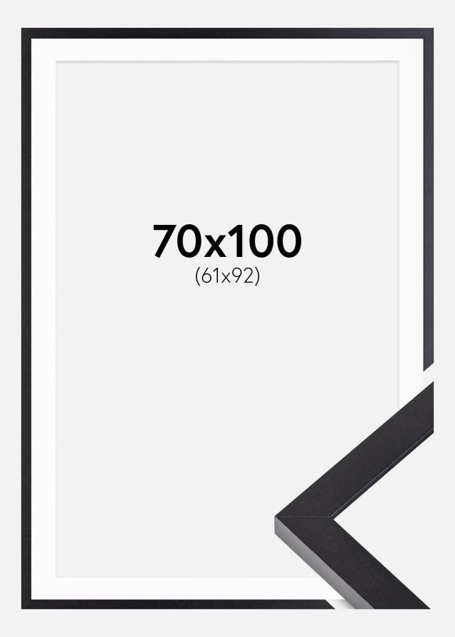 Rám Selection Cierna 70x100 cm - Pasparta Biela 62x93 cm