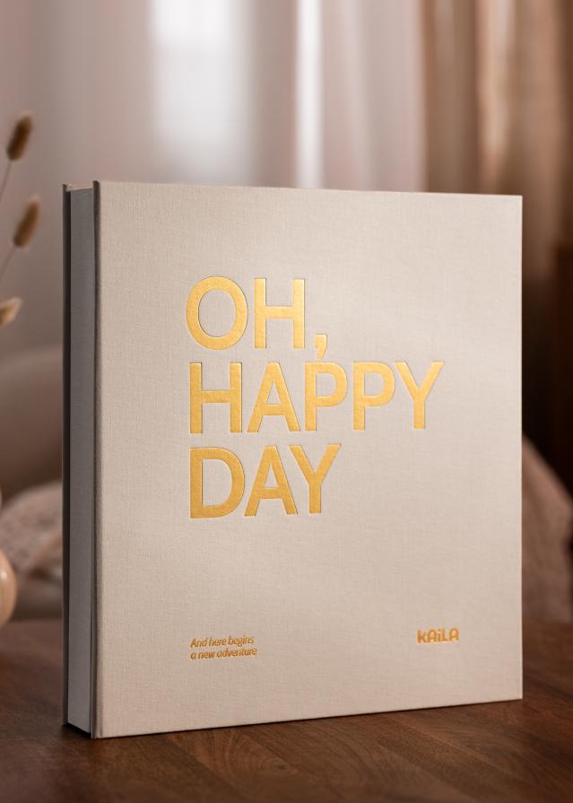 KAILA Fotoalbum OH HAPPY DAY Krém - 600 obrázkov v 10x15 cm