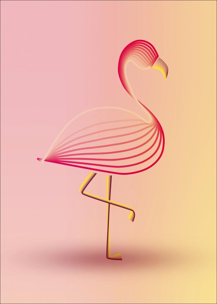 flamingo Plagát