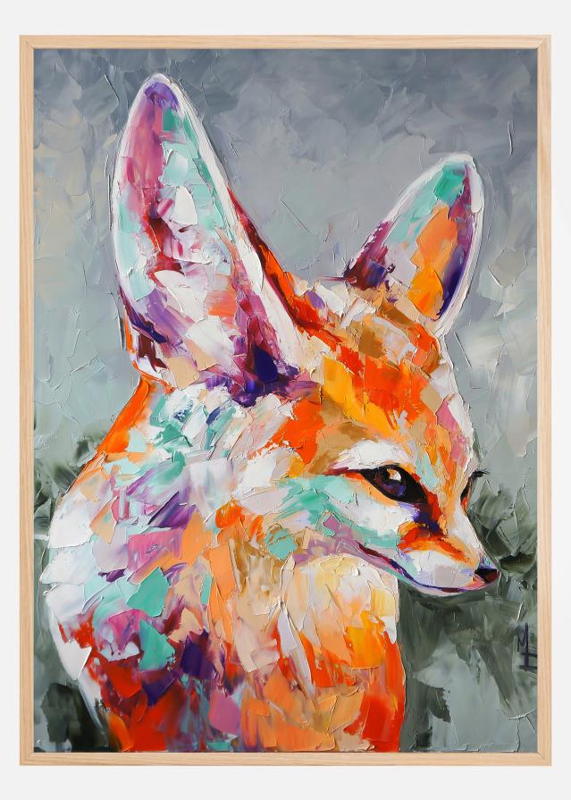 Fox Painting Plagát