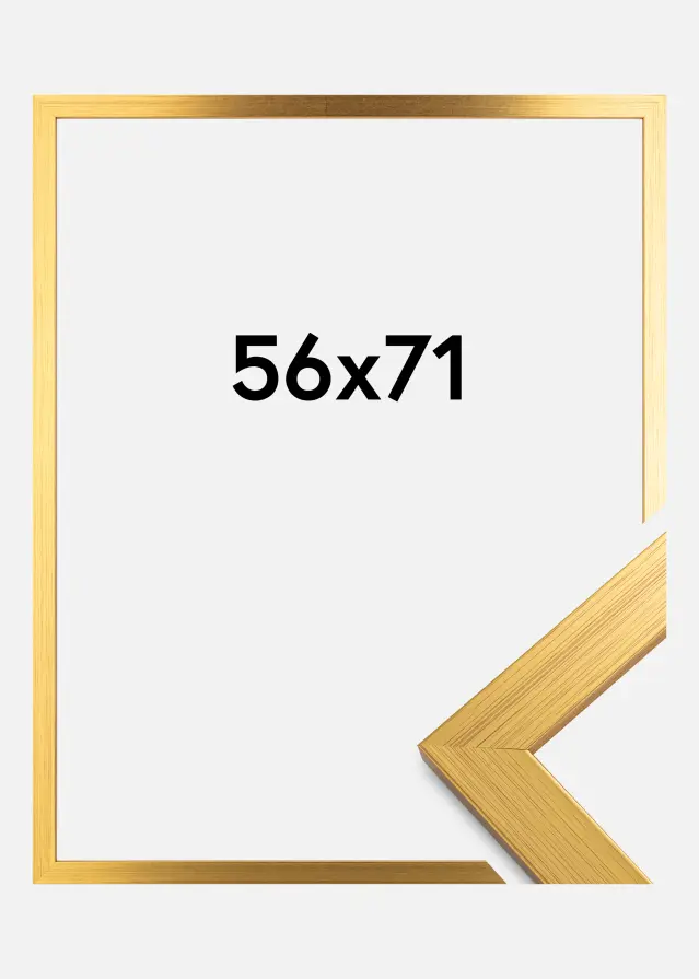 Rám Gold Wood Akrylové sklo (Plexisklo) 56x71 cm