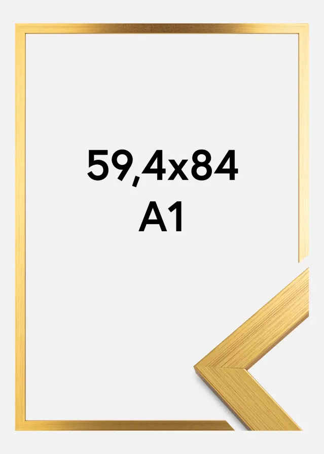 Rám Gold Wood 59,4x84 cm (A1)