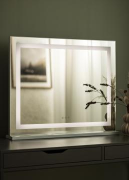 KAILA Kozmetické zrkadlo Vanity LED Biela 80x65 cm