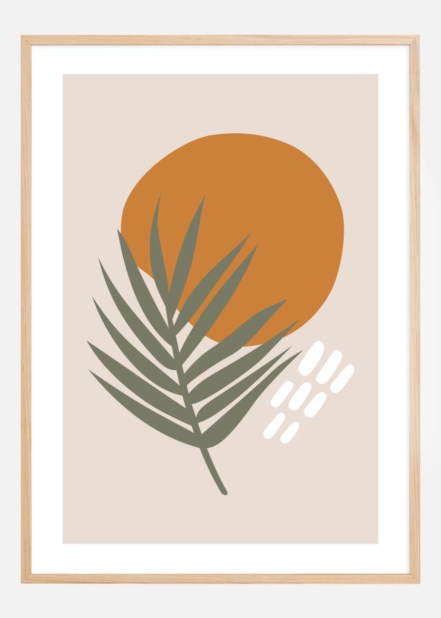 Illustrated Palm Plagát