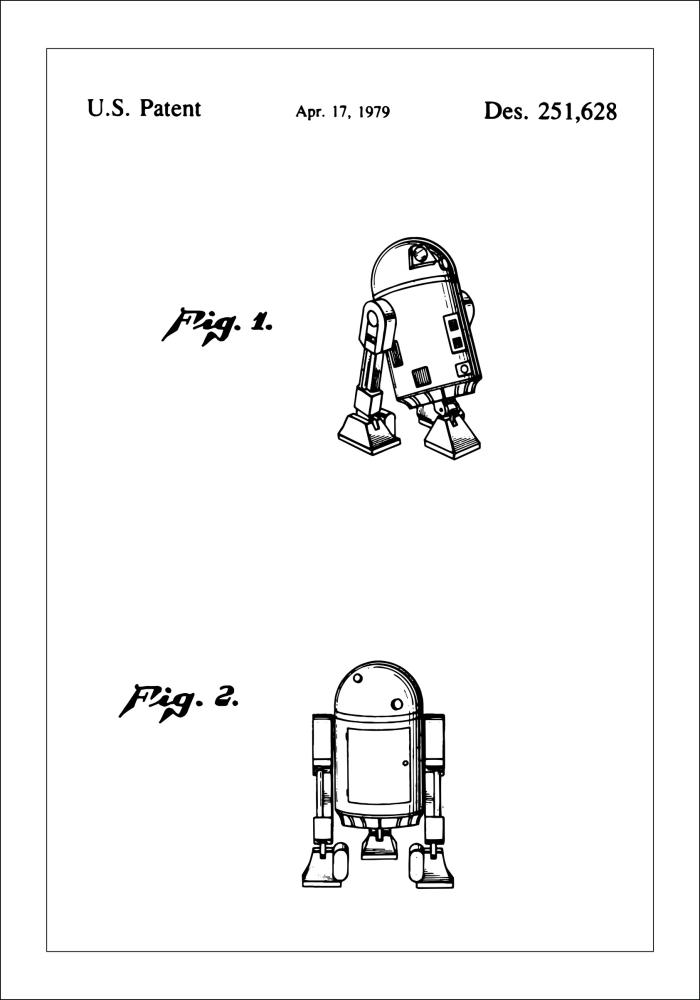 Motív patentov - Star Wars - R2-D2 Plagát