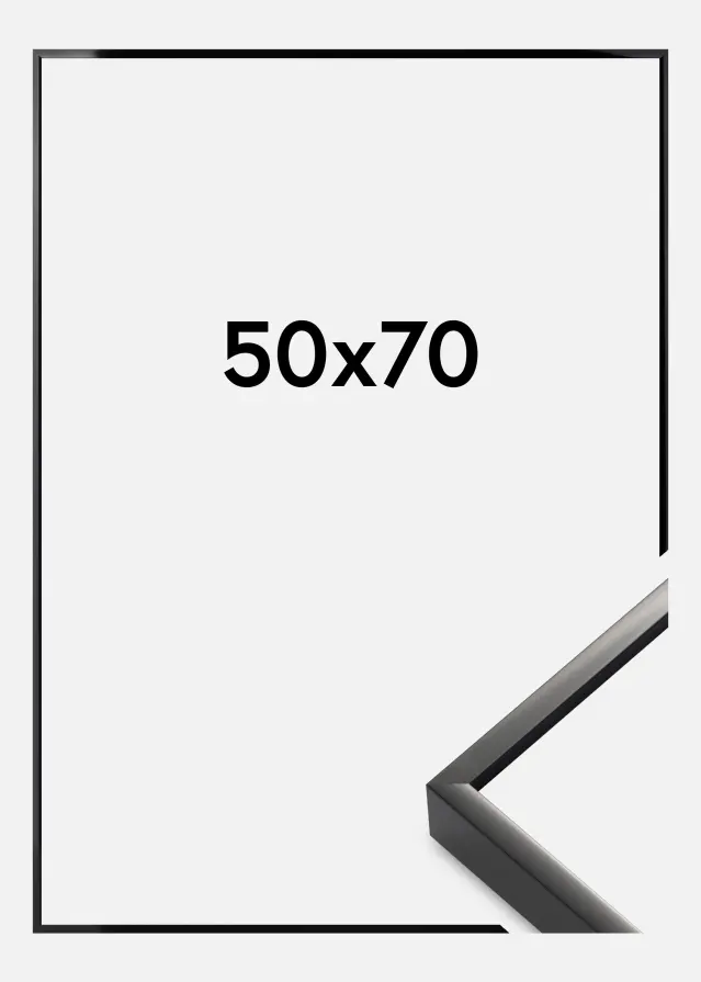 Rám Nielsen Prémium Antireflexný Cierny lesklý 50x70 cm