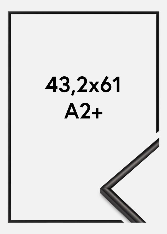 Rám Scandi Akrylové sklo (Plexisklo) Cierny matný 43,2x61 cm (A2+)