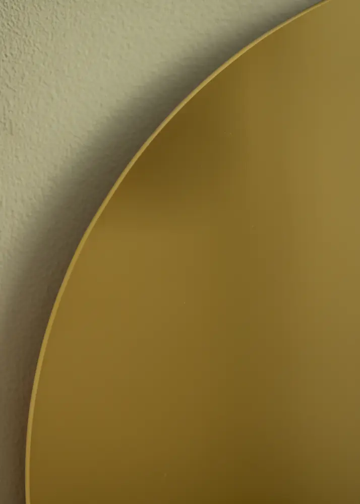 KAILA Okrúhly Zrkadlo Gold 30 cm Ø