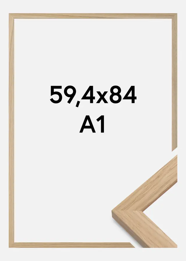 Rám Oak Wood 59,4x84 cm (A1)