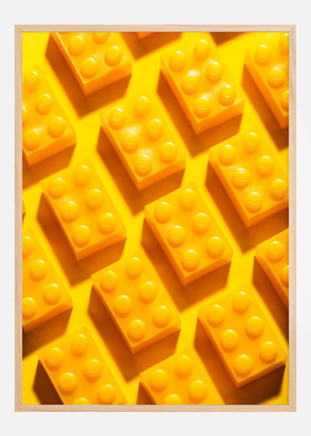 Yellow lego Plagát