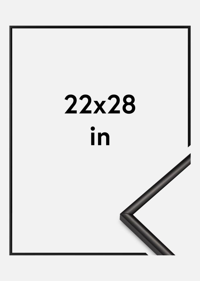 Rám Scandi Akrylové sklo (Plexisklo) Cierny matný 22x28 inches (55,88x71,12 cm)