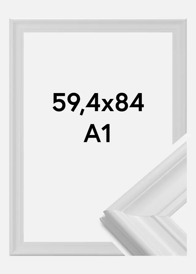 Rám Mora Prémium Biela 59,4x84 cm (A1)
