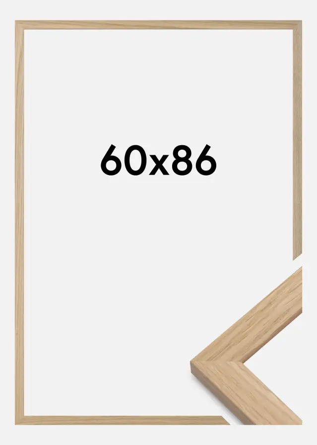 Rám Oak Wood Akrylové sklo (Plexisklo) 60x86 cm